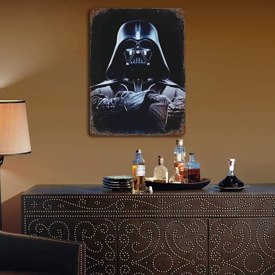 ダースベイダーライト壁飾り置物インテリア工芸品美術品A1126